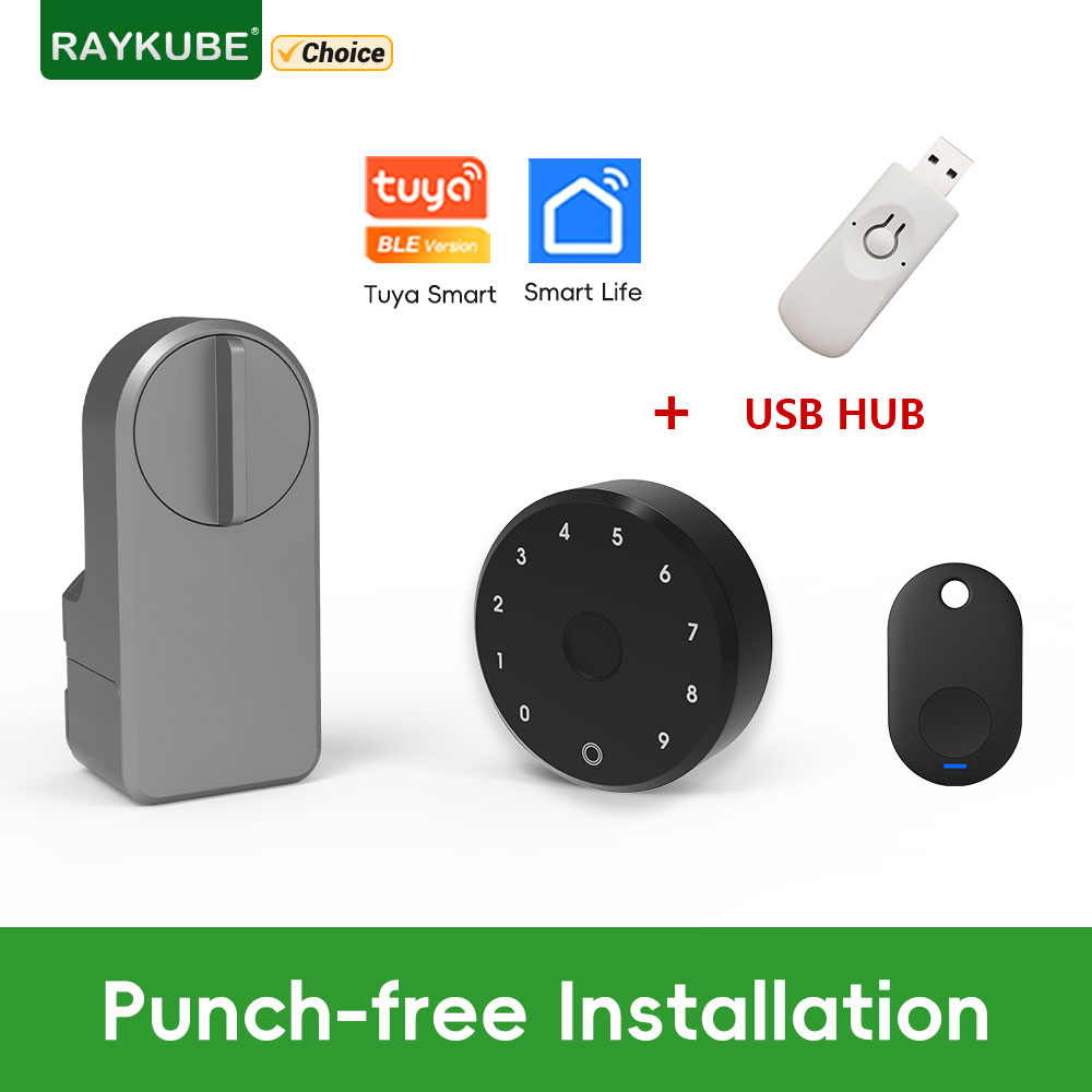 Door Lock Smart Keypad - ชุดล็อคประตูอัจฉริยะ RAYKUBE A1 Pro Tuya BEL