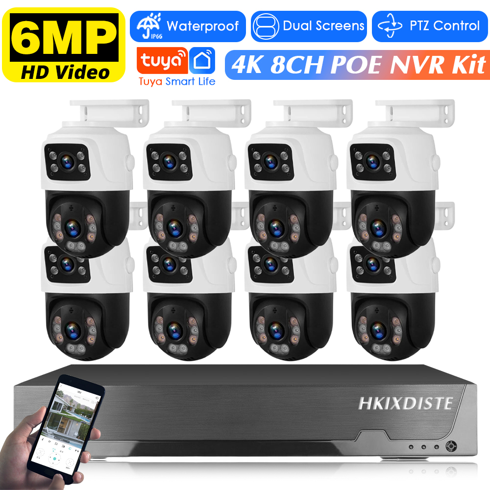 Nvr Kit 8 Channel - H.265 สมาร์ทระบบเฝ้าระวังวิดีโอ 8CH 4K POE NVR