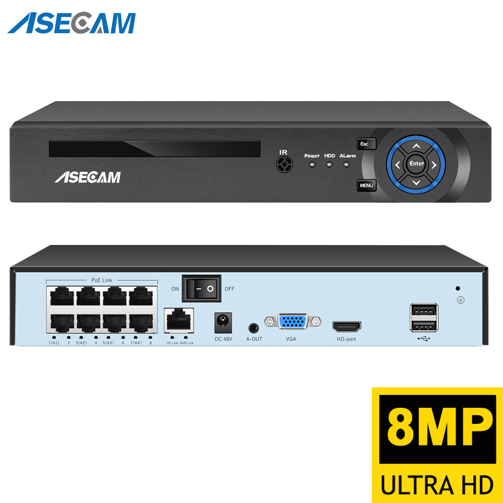 Home Security Cameras - เครื่องบันทึกวิดีโอ NVR แบบ Super 8MP รองรับ