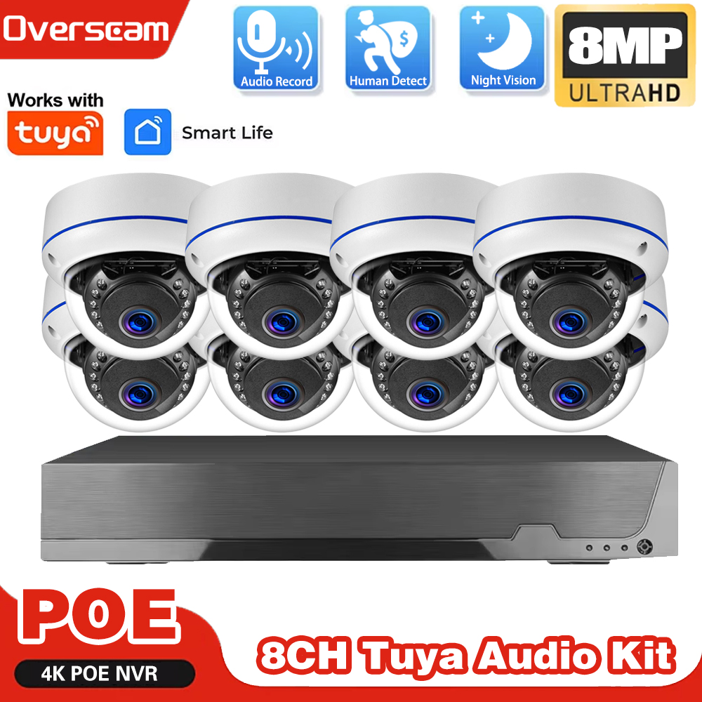 Nvr Kit 8 Channel - กล้องวงจรปิด 4K Ultra HD H.265 ระบบ