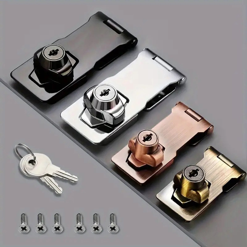 Home Security Door Reinforcement Lock - ล็อค Hasp Heavy Duty ล็อค Hasp