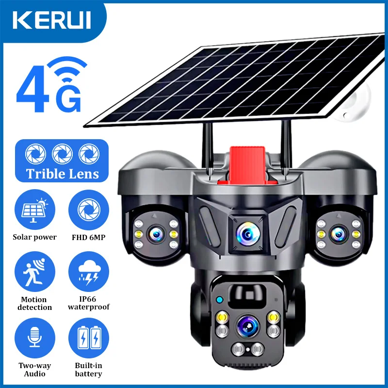 Home Security Company - KERUI V380 Pro PTZ กลางแจ้ง 6MP