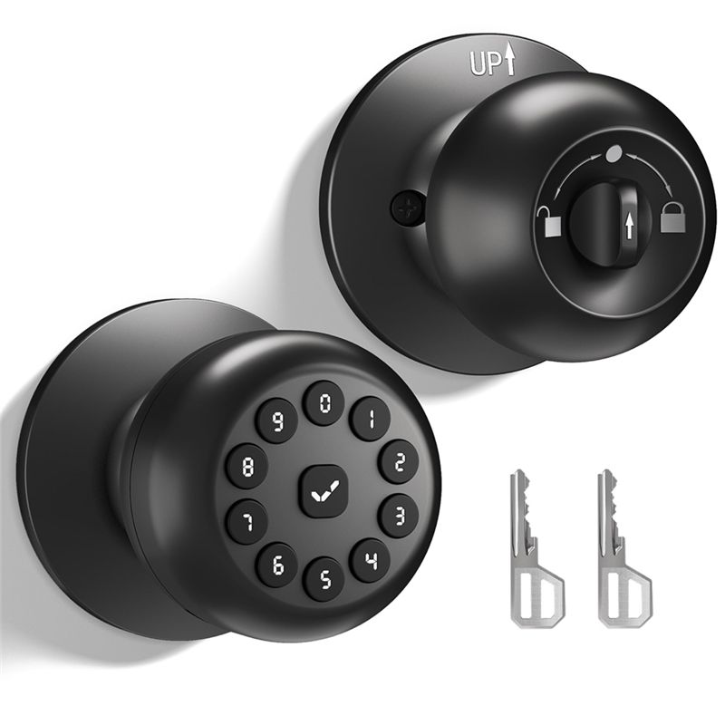 Door Lock Smart Keypad - B67C มือจับประตูอัจฉริยะพร้อมระบบล็อค, ระบบล็อคประตูแบบไม่ใช้กุญแจสำหรับประตูหน้าบ้าน, ระบบล็อคประตูอัจฉริยะแบบกดรหัส, ระบบล็อคอัตโนมัติ