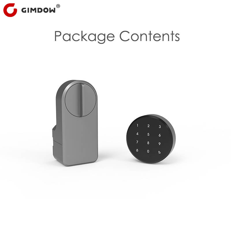 Door Lock Smart Keypad - ล็อคประตูดิจิตอลอัจฉริยะ Tuya GIMDOW ล็อคด้วยรหัสผ่าน ล็อคเกอร์ไฟฟ้าสำหรับโรงแรมและอพาร์ตเมนต์เพื่อความปลอดภัย