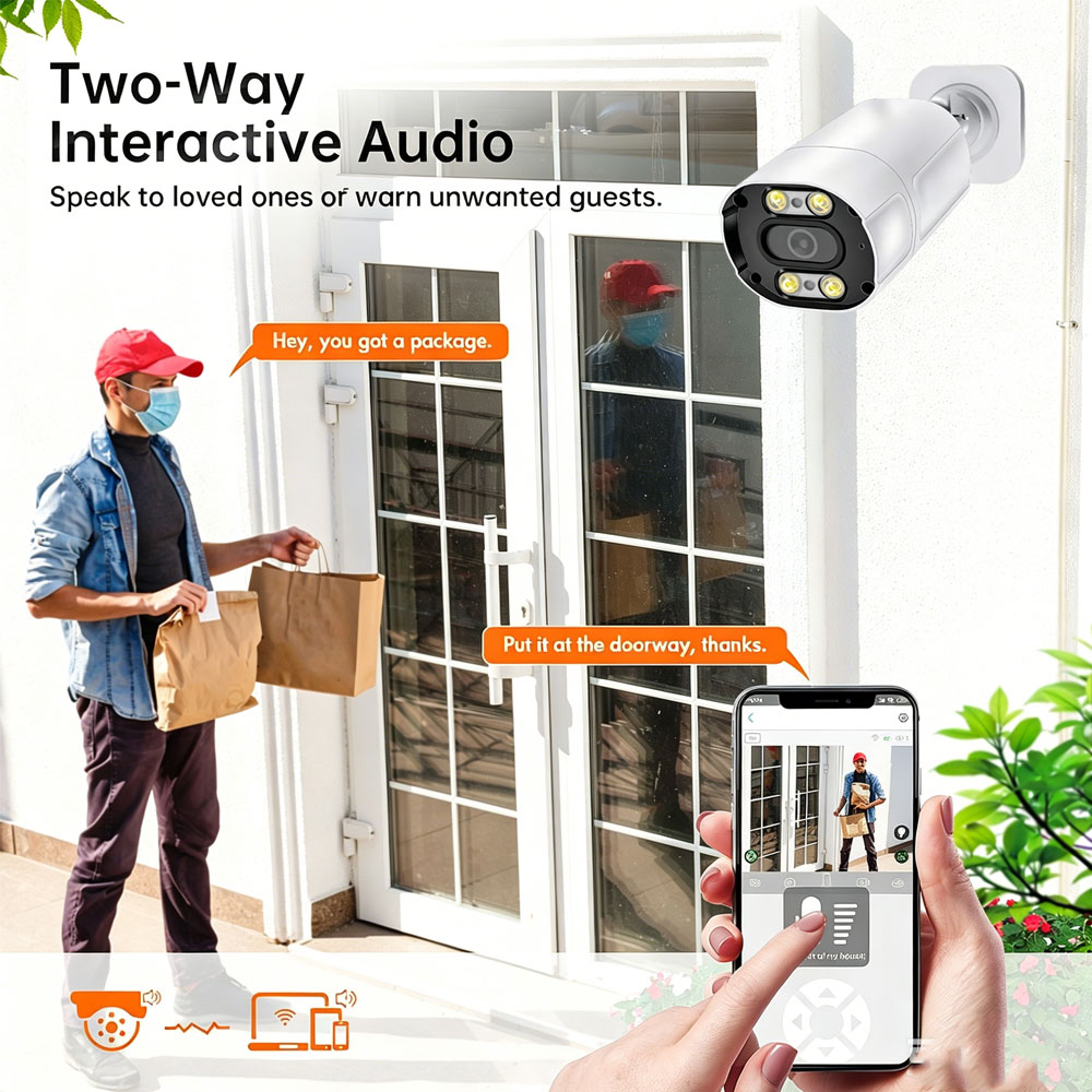 ชุดกล้องวงจรปิด 8MP 4K HD 10 ช - Nvr Kit 8 Channel บทวิจารณ์และราคา