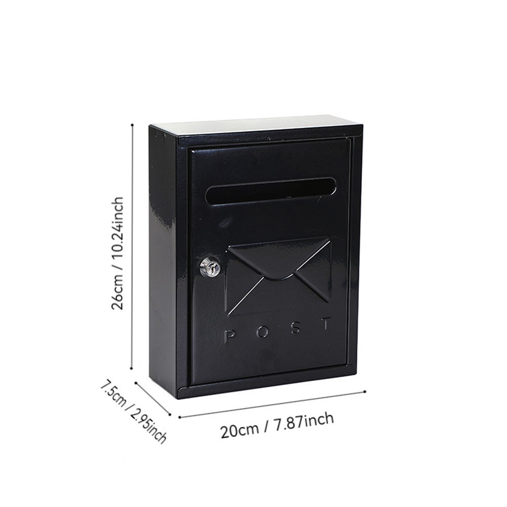 ตู้รับจดหมายโลหะแบบมีกุญแจล็อค - Home Security Key Box บทวิจารณ์และราคา