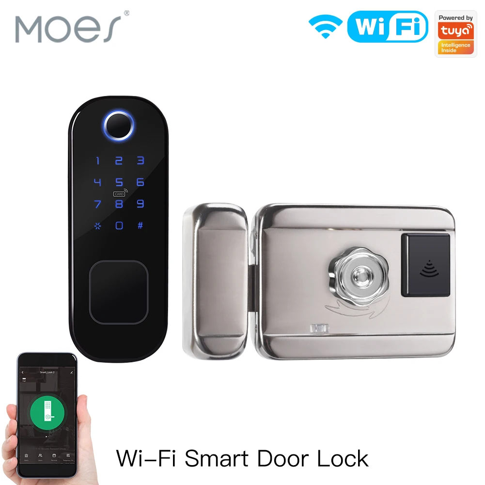 Moes WiFi Tuya ล็อคด้วยลายนิ้ว - Door Lock Smart Keypad บทวิจารณ์และราคา