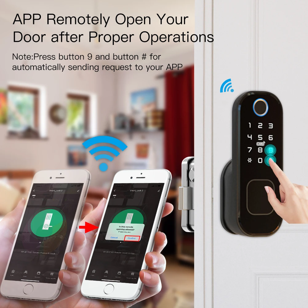 Moes WiFi Tuya ล็อคด้วยลายนิ้ว - Door Lock Smart Keypad บทวิจารณ์และราคา