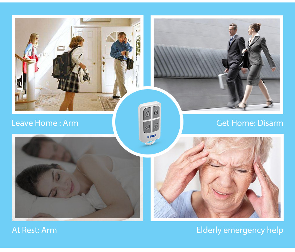 KERUI ไร้สายประสิทธิภาพสูงรีโม - Home Security Company บทวิจารณ์และราคา
