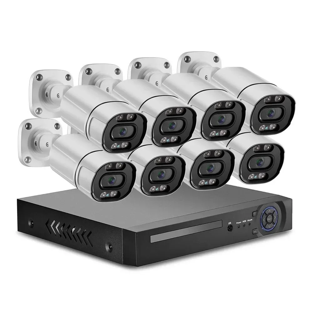 ชุดกล้องวงจรปิด IP POE 8 ช่อง  - Nvr Kit 8 Channel บทวิจารณ์และราคา