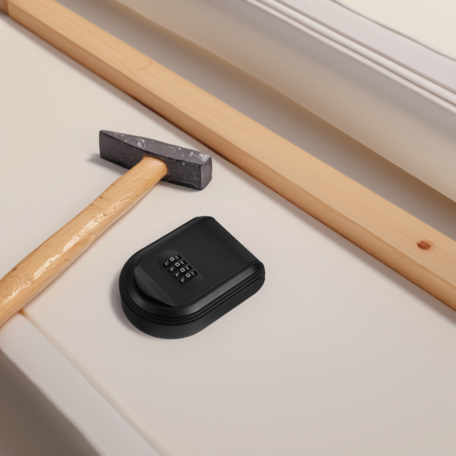 กล่องเก็บกุญแจติดผนัง สีดำ วัส - Home Security Key Box บทวิจารณ์และราคา