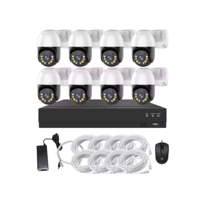 ชุดกล้องวงจรปิด 4ch 8ch ความคม - Home Security Cameras บทวิจารณ์และราคา