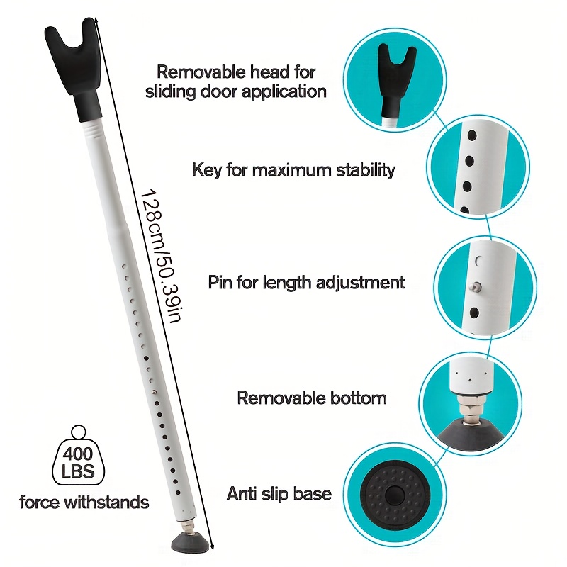 ราวกั้นประตูแบบเลื่อน 2in1 ปรั - Home Security Door Reinforcement Lock บทวิจารณ์และราคา