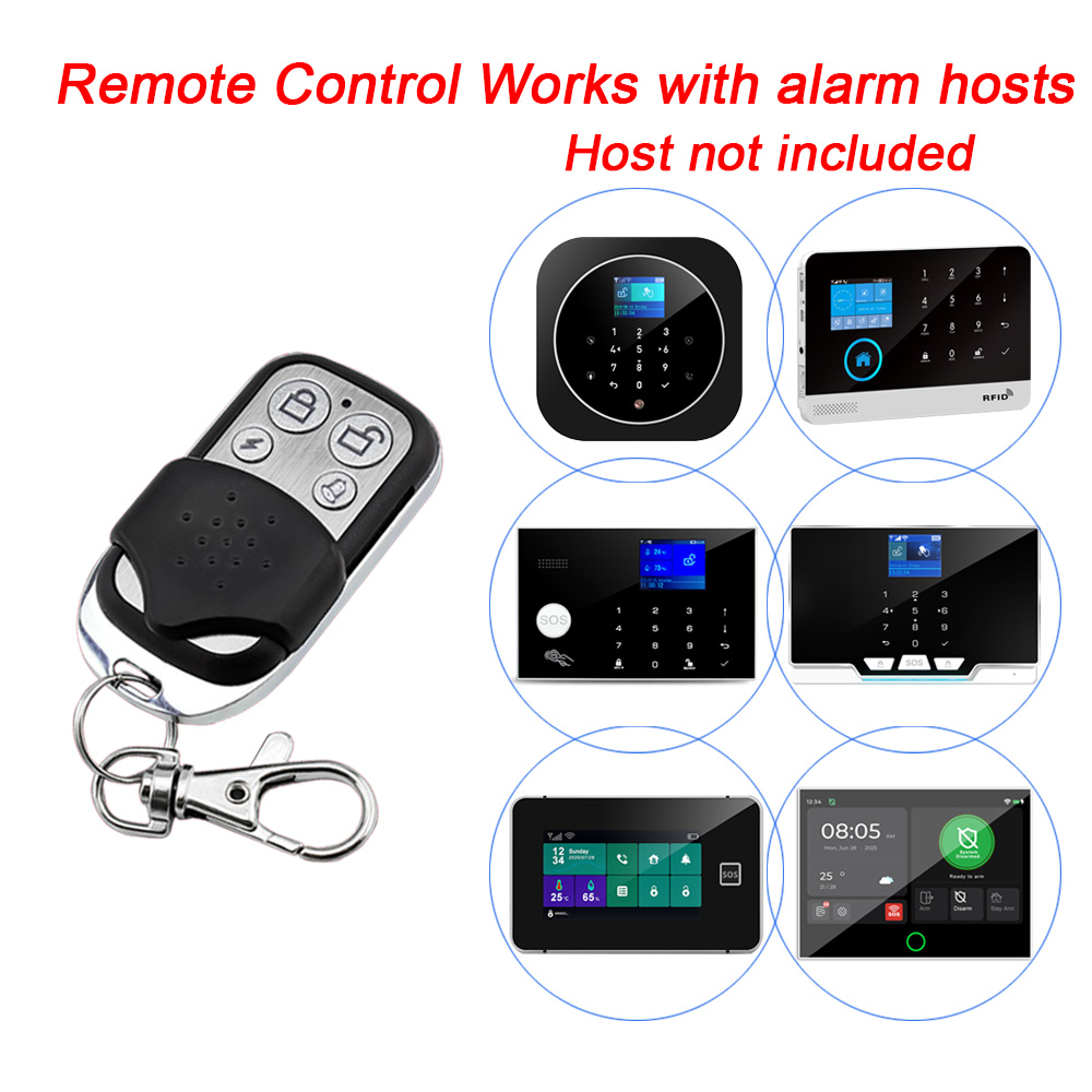รีโมทคอนโทรลไร้สาย 433MHz สำหร - Home Security Company บทวิจารณ์และราคา