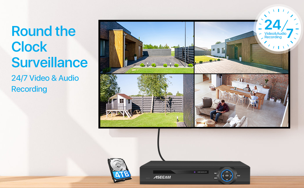 เครื่องบันทึกวิดีโอ NVR แบบ Su - Home Security Cameras บทวิจารณ์และราคา