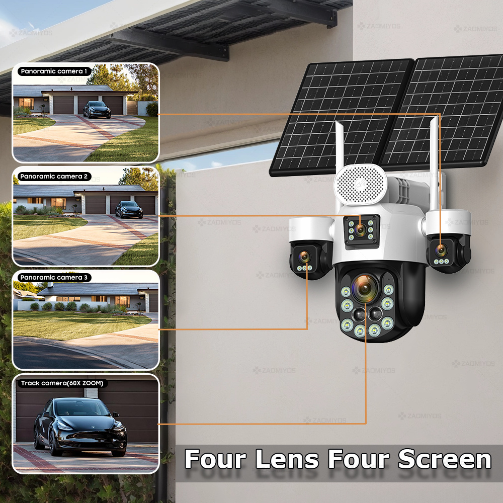4 เลนส์ กล้องวงจรปิดภายนอกอาคา - Home Security Company บทวิจารณ์และราคา