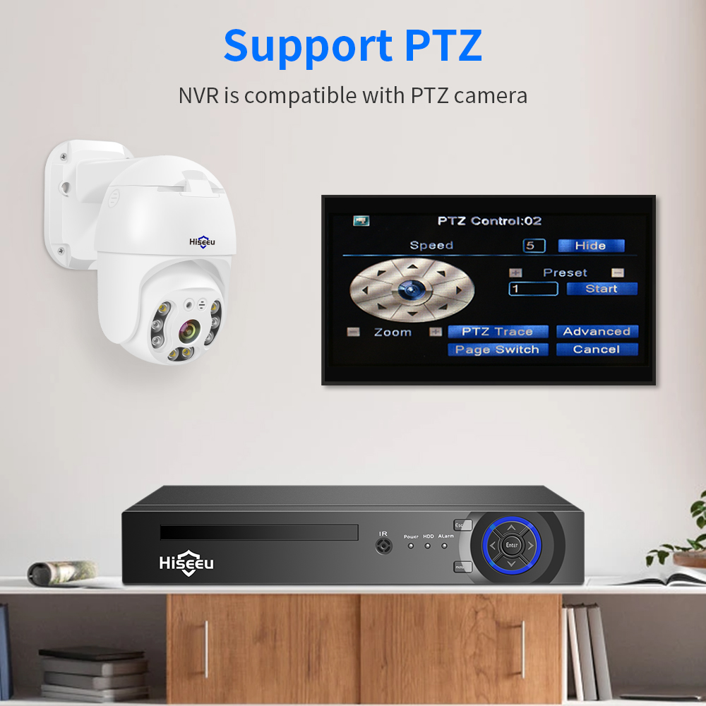 Hiseeu 4CH 10CH 16CH 4K 8MP 5M - Home Security Cameras บทวิจารณ์และราคา