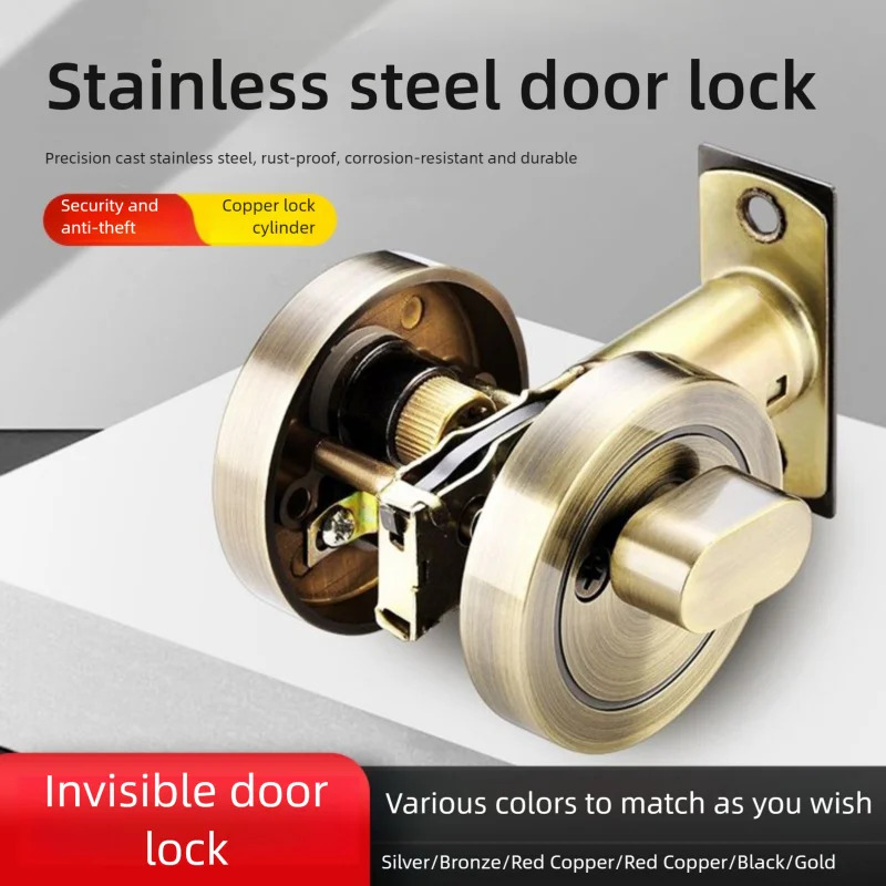 ล็อคประตูแบบซ่อน; ล็อคแบบปกปิด - Home Security Door Reinforcement Lock บทวิจารณ์และราคา