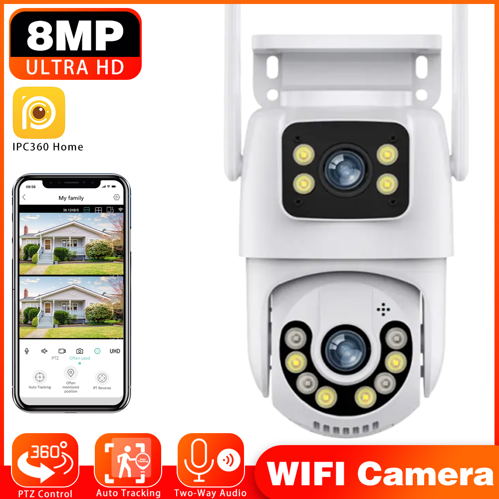 กล้องวงจรปิดไร้สาย 8MP IPC360  - Home Security Kamera บทวิจารณ์และราคา