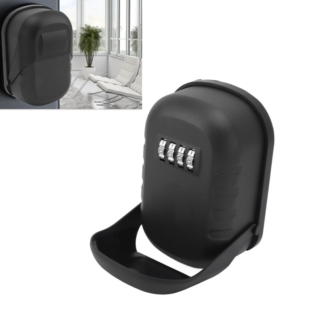 กล่องล็อคกุญแจแบบติดผนัง สีดำ  - Home Security Key Box บทวิจารณ์และราคา