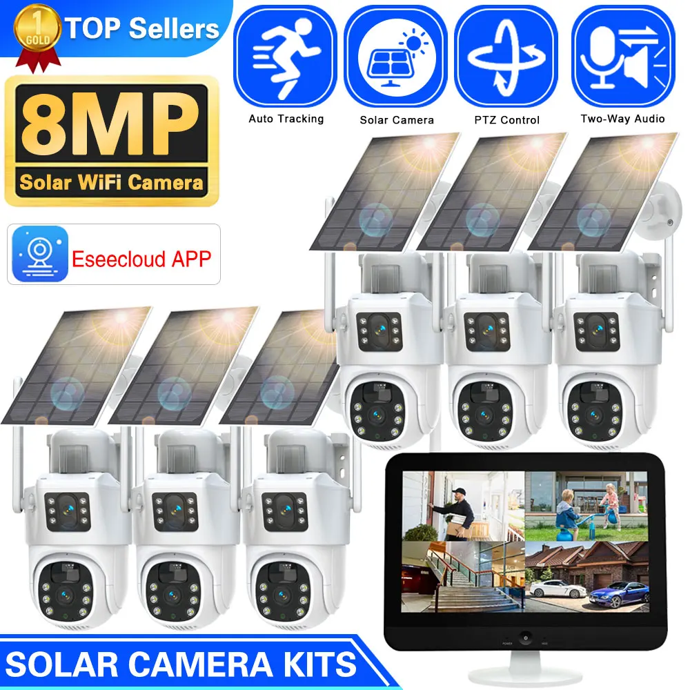 10CH ไร้สายระบบ8MP NVR 4K เลนส - Nvr Kit 8 Channel บทวิจารณ์และราคา