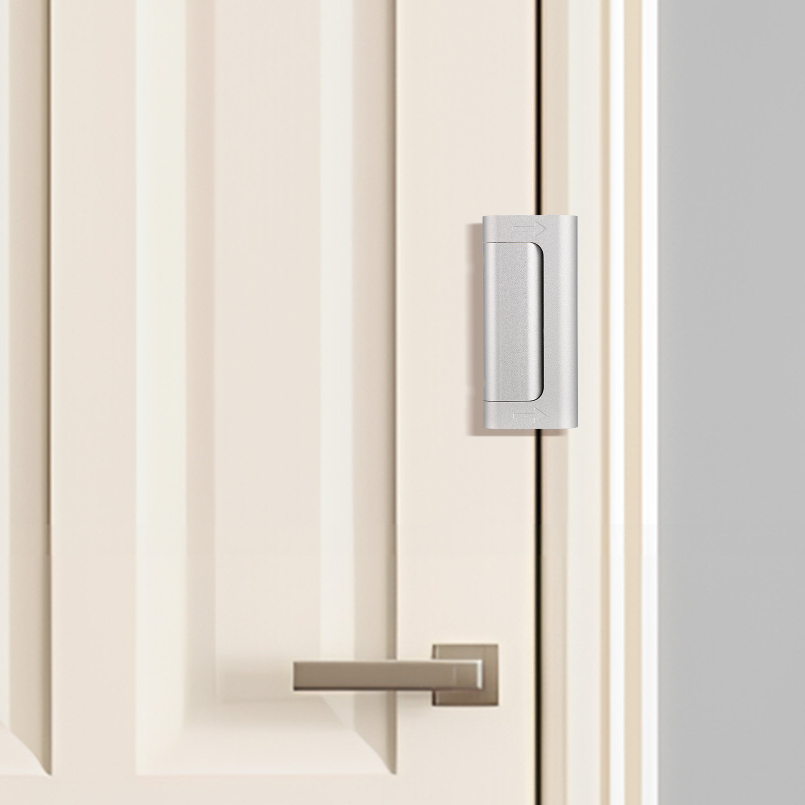 ชุดล็อคประตูนิรภัย 2 ชิ้น ทำจา - Home Security Door Reinforcement Lock บทวิจารณ์และราคา