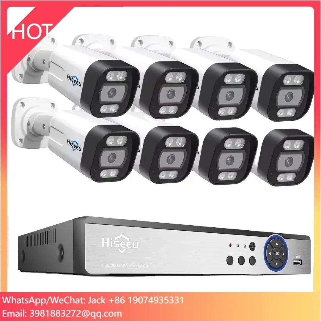 ชุดกล้องวงจรปิด Hiseeu 4K 8 ช่ - Nvr Kit 8 Channel บทวิจารณ์และราคา