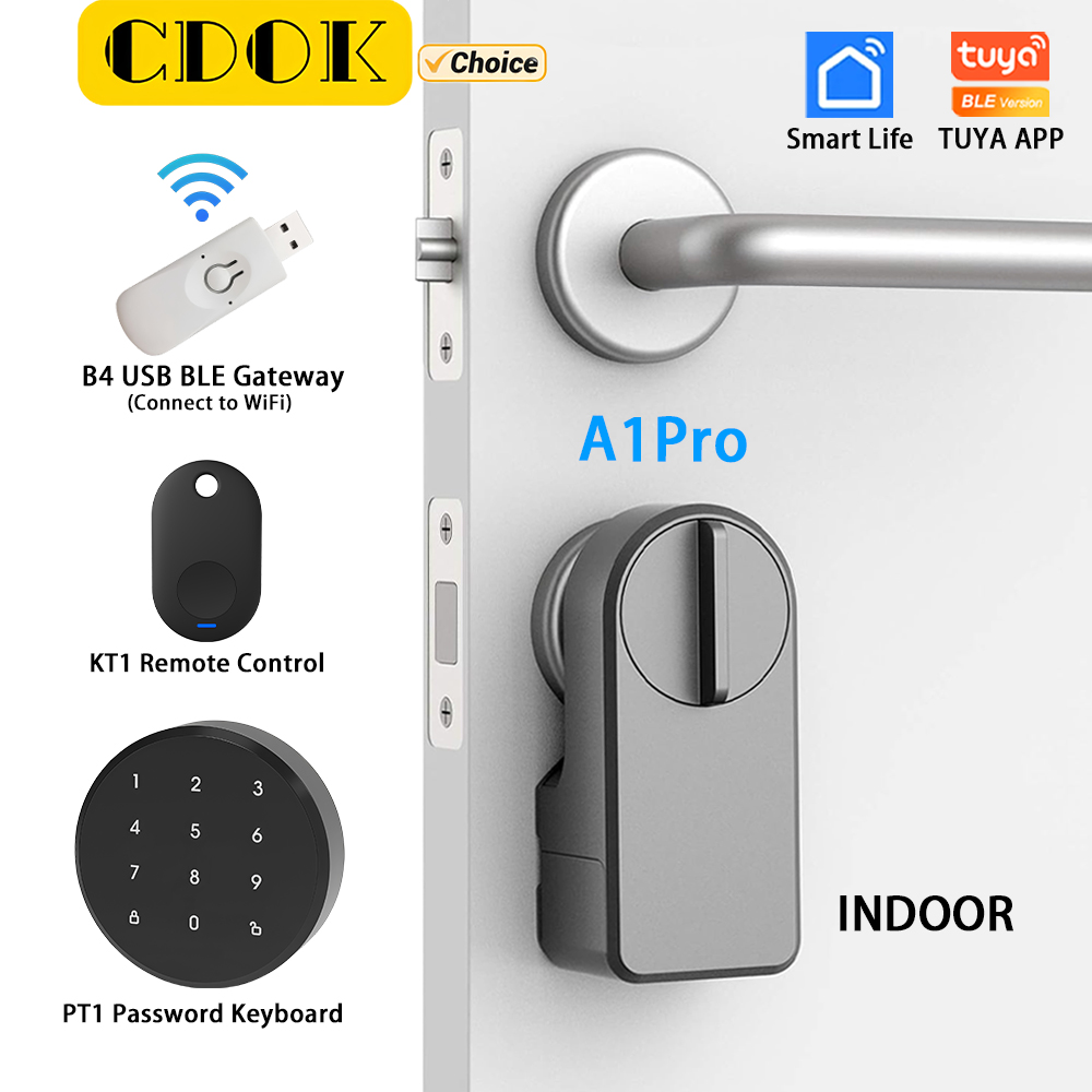 CDOK A1Pro Tuya Bluetooth Smar - Door Lock Smart Keypad บทวิจารณ์และราคา