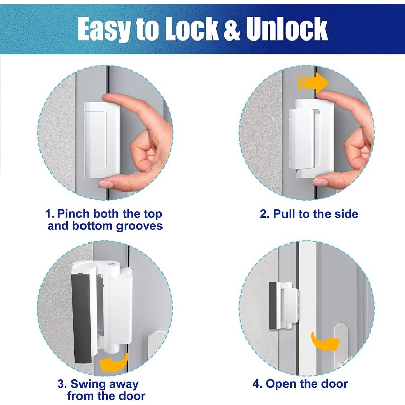 ตัวล็อคเสริมความแข็งแรงของประต - Home Security Door Reinforcement Lock บทวิจารณ์และราคา