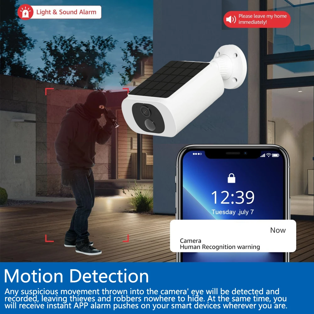 กล้องวงจรปิดพลังงานแสงอาทิตย์  - Home Security Company บทวิจารณ์และราคา