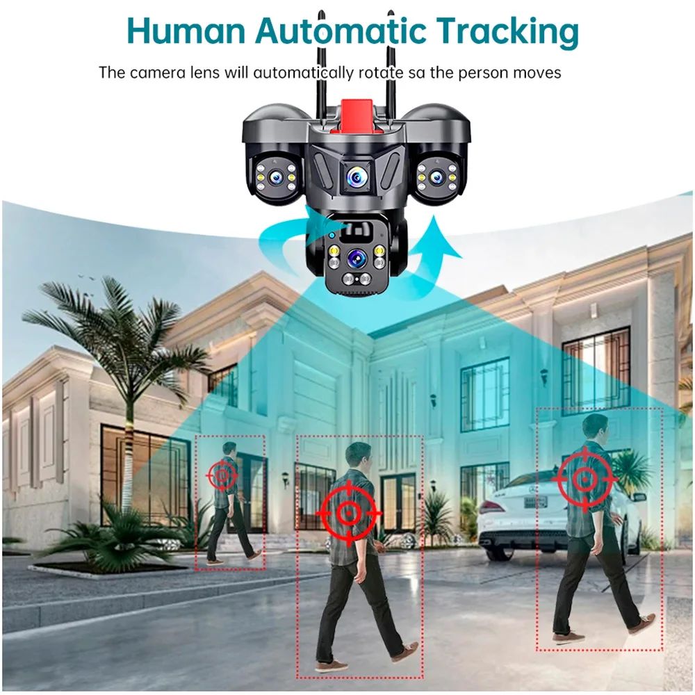 กล้องวงจรปิด KERUI Outdoor PTZ - Home Security Company บทวิจารณ์และราคา
