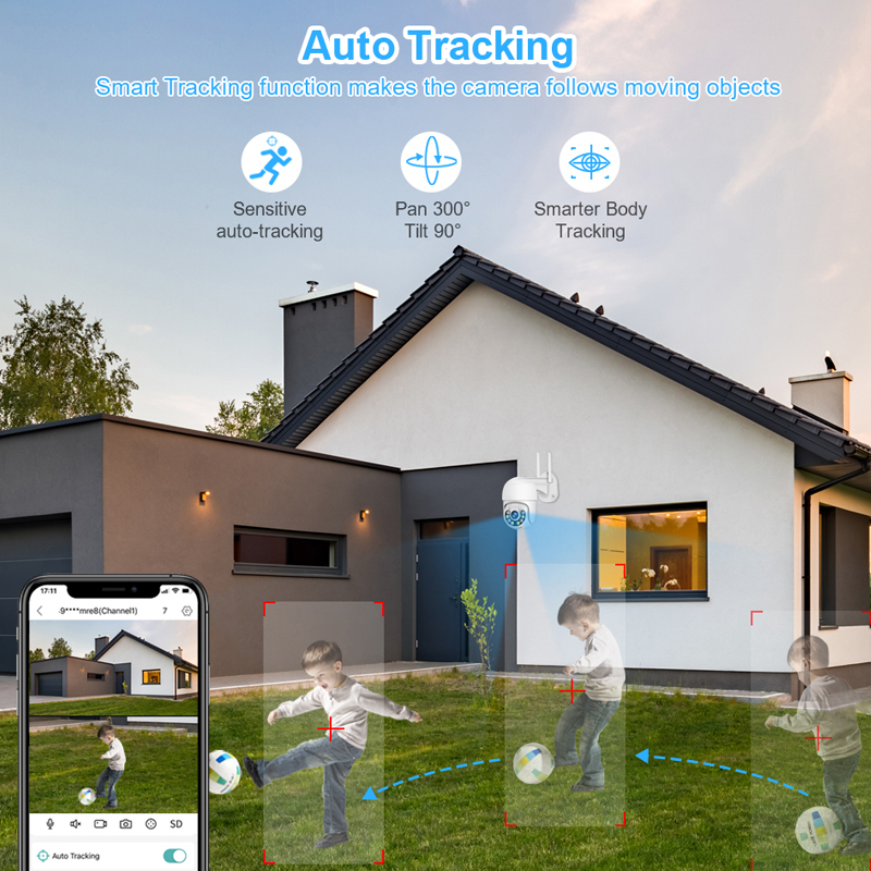 สมาร์ 3MP กล้องวงจรปิดไร้สายระ - Home Security Company บทวิจารณ์และราคา