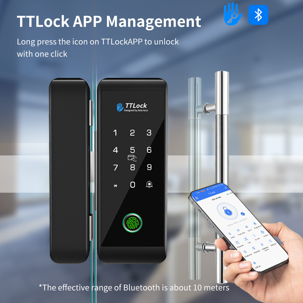 TTLOCK สมาร์ทล็อคกระจก ระบบสแก - Door Lock Smart Keypad บทวิจารณ์และราคา