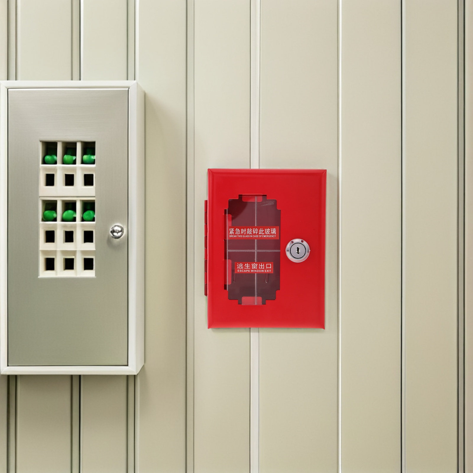 กล่องเก็บกุญแจฉุกเฉินติดผนังโล - Home Security Key Box บทวิจารณ์และราคา
